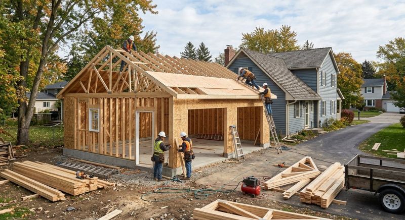 Attached Garage Construction in Bonita Springs, FL