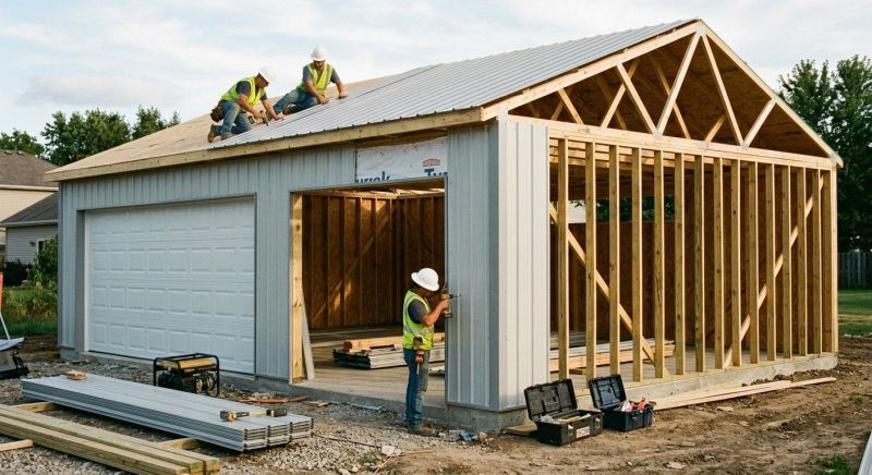 Attached Garage Construction in Pearland, TX