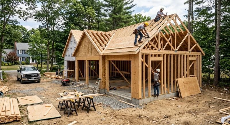 Detached Garage Construction in Summerville, SC