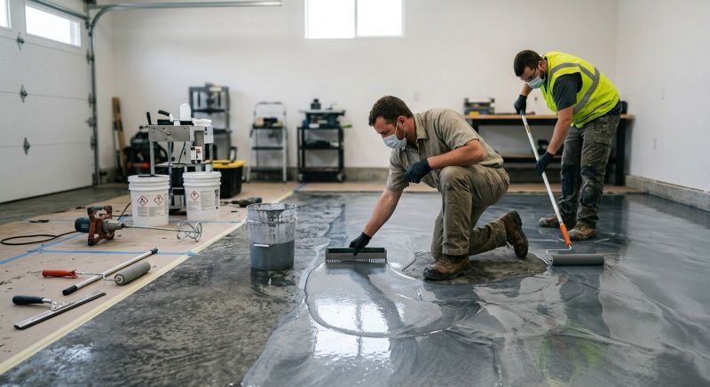 Epoxy Floor Coating Service in Loudoun County, VA