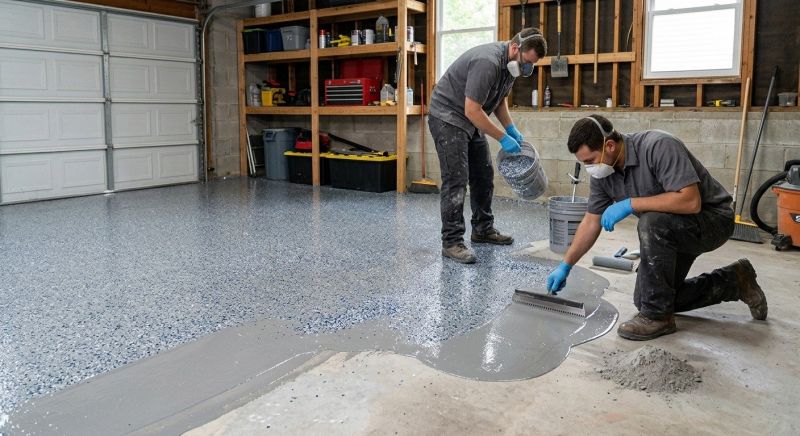 Garage Concrete Coating in Frederick, MD