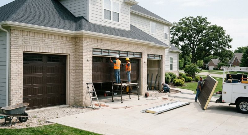 Three Car Garage Installation in South Houston, TX