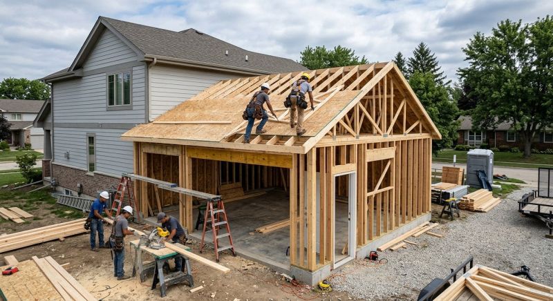 Wood Garage Installation in North Charleston, SC