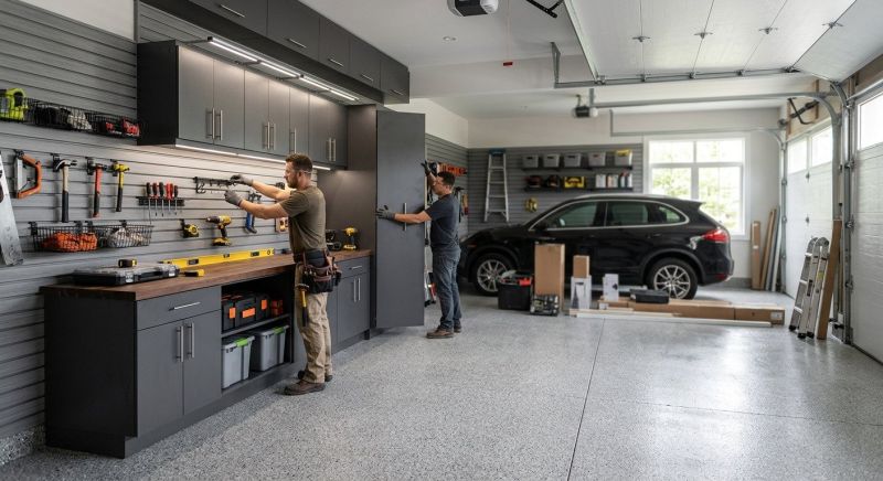 Wood Garage Installation in Las Vegas, NV